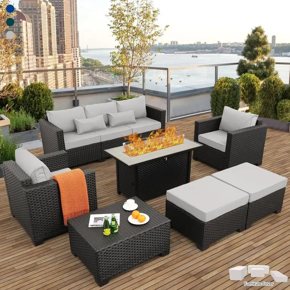 Outdoor Furniture Grey - 45 Outdoor Patio Furniture Set with