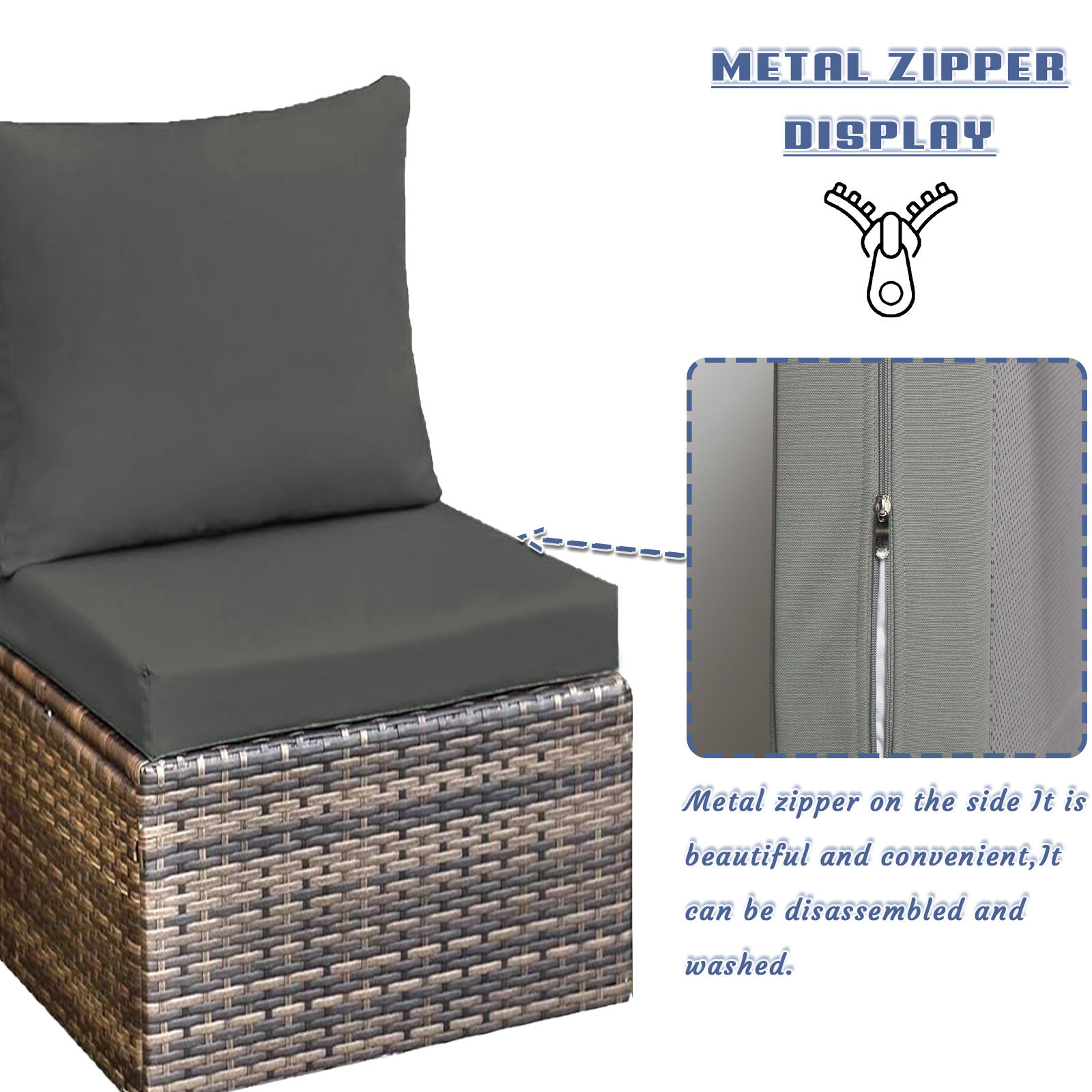 Custom Seat And Back Cushions  - Outdoor Furniture Upholstery review and price