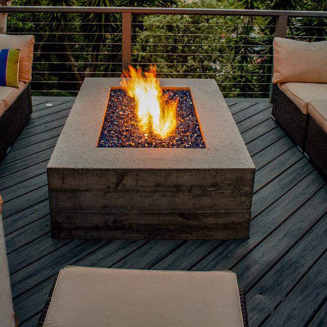 is-Modern Corten Steel Fire Pl - Outdoor Furniture Fire Pit Set review and price