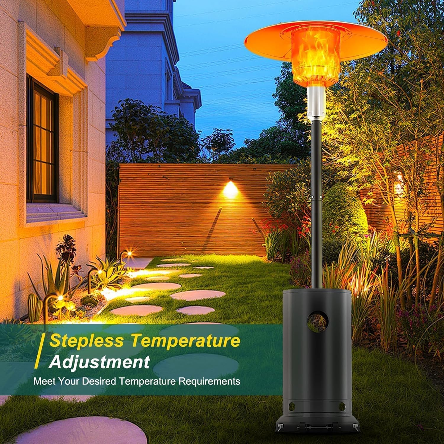 48,000 BTU Outdoor Heat Lamp - - Patio Heater Standing review and price