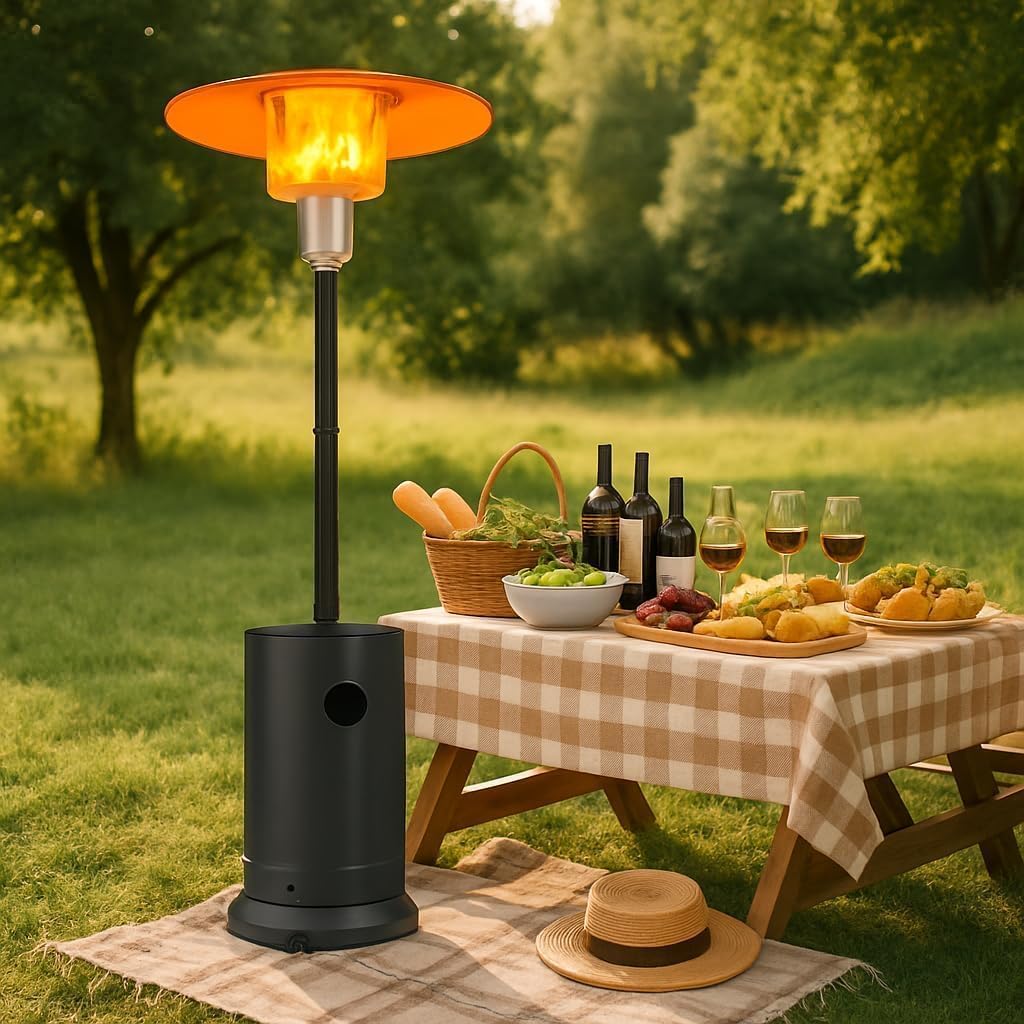 48,000 BTU Outdoor Heat Lamp - - Patio Heater Standing review and price