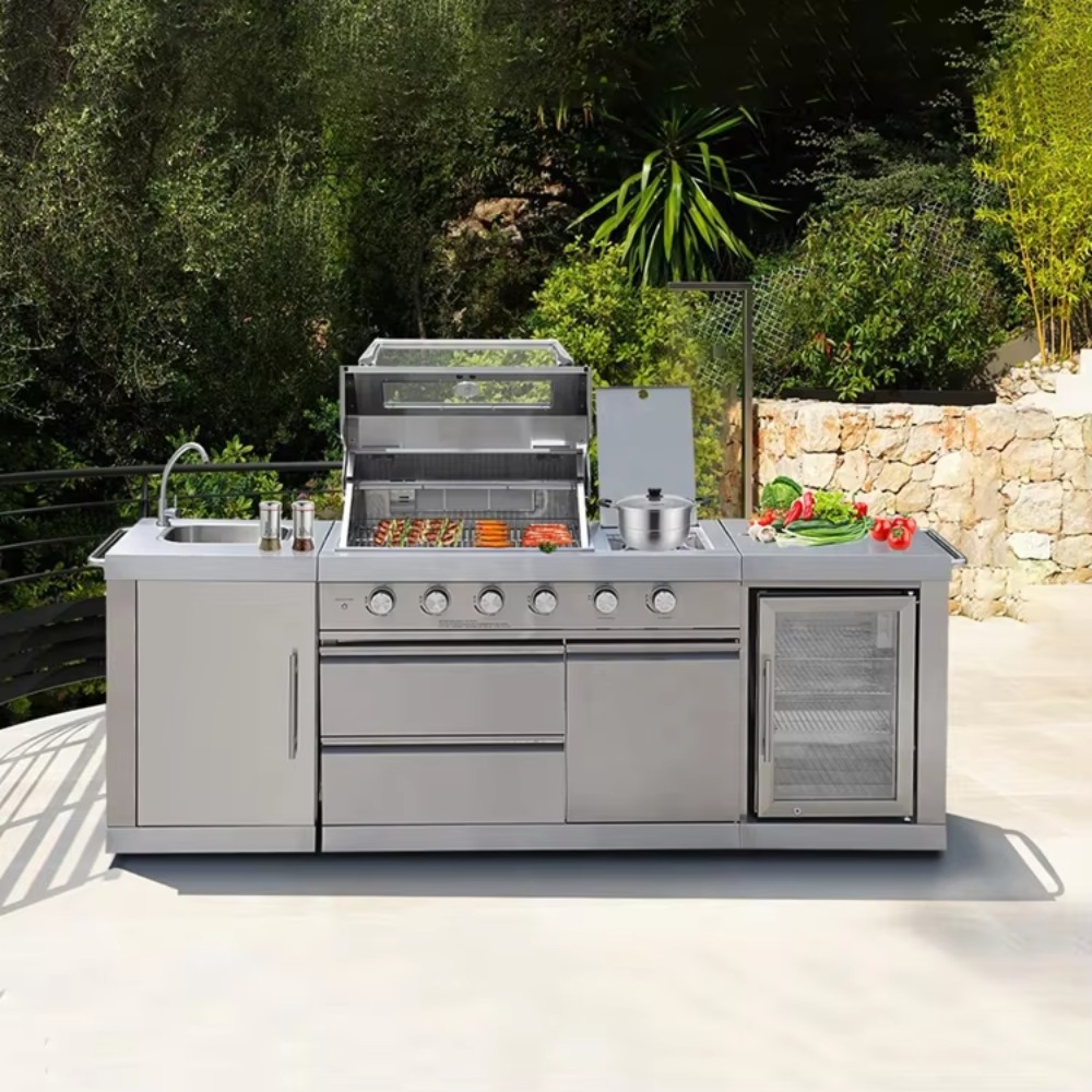 Outdoor Kitchen with Roof Cove - Outdoor Furniture Bali review and price