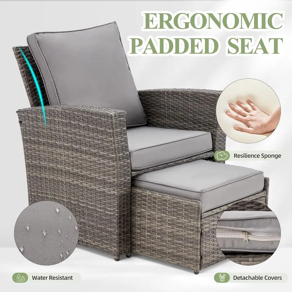 6-Piece Outdoor Sectional Pati - Outdoor Furniture Grey review and price