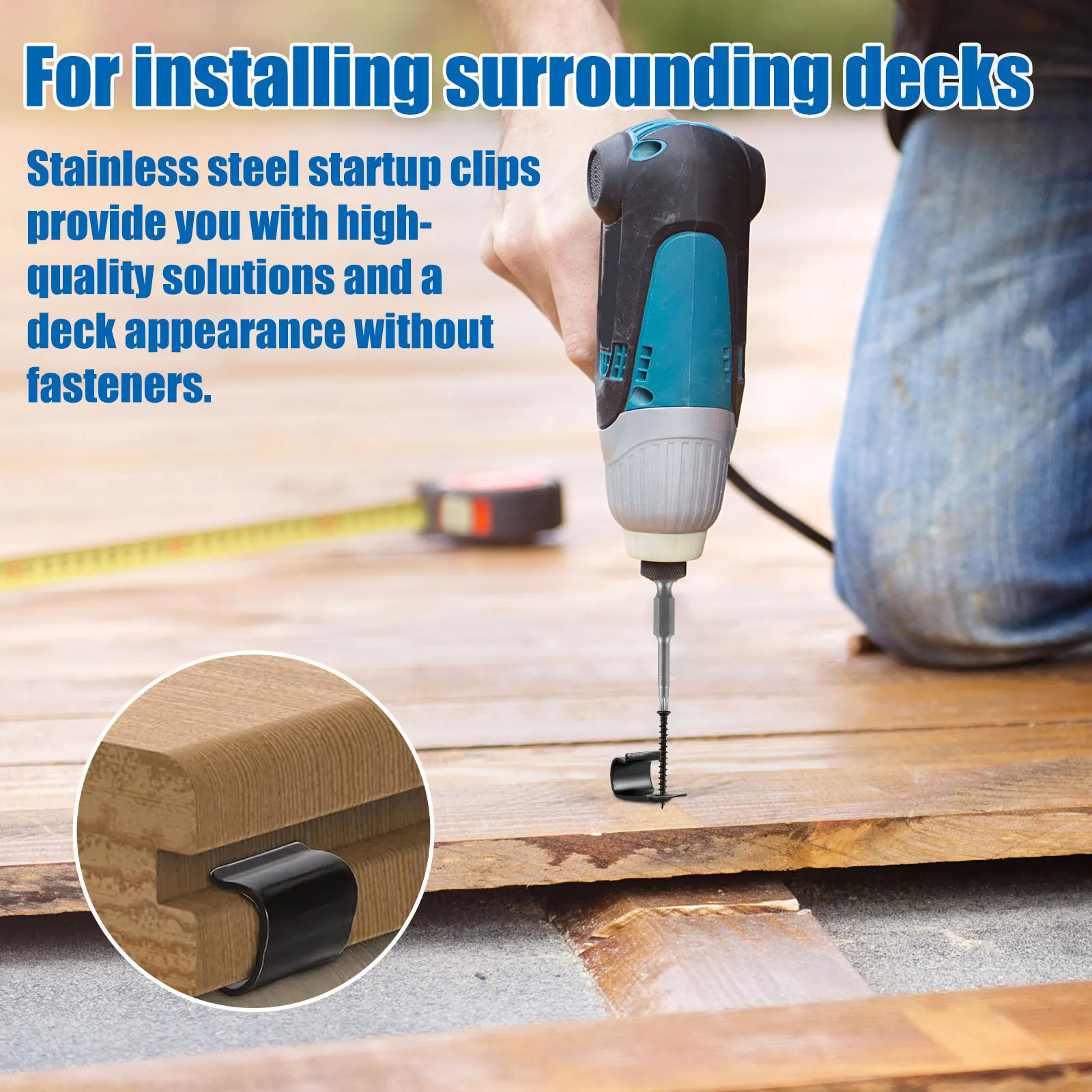 36/72Pcs Composite Deck Clip O - Outdoor Furniture Heavy review and price