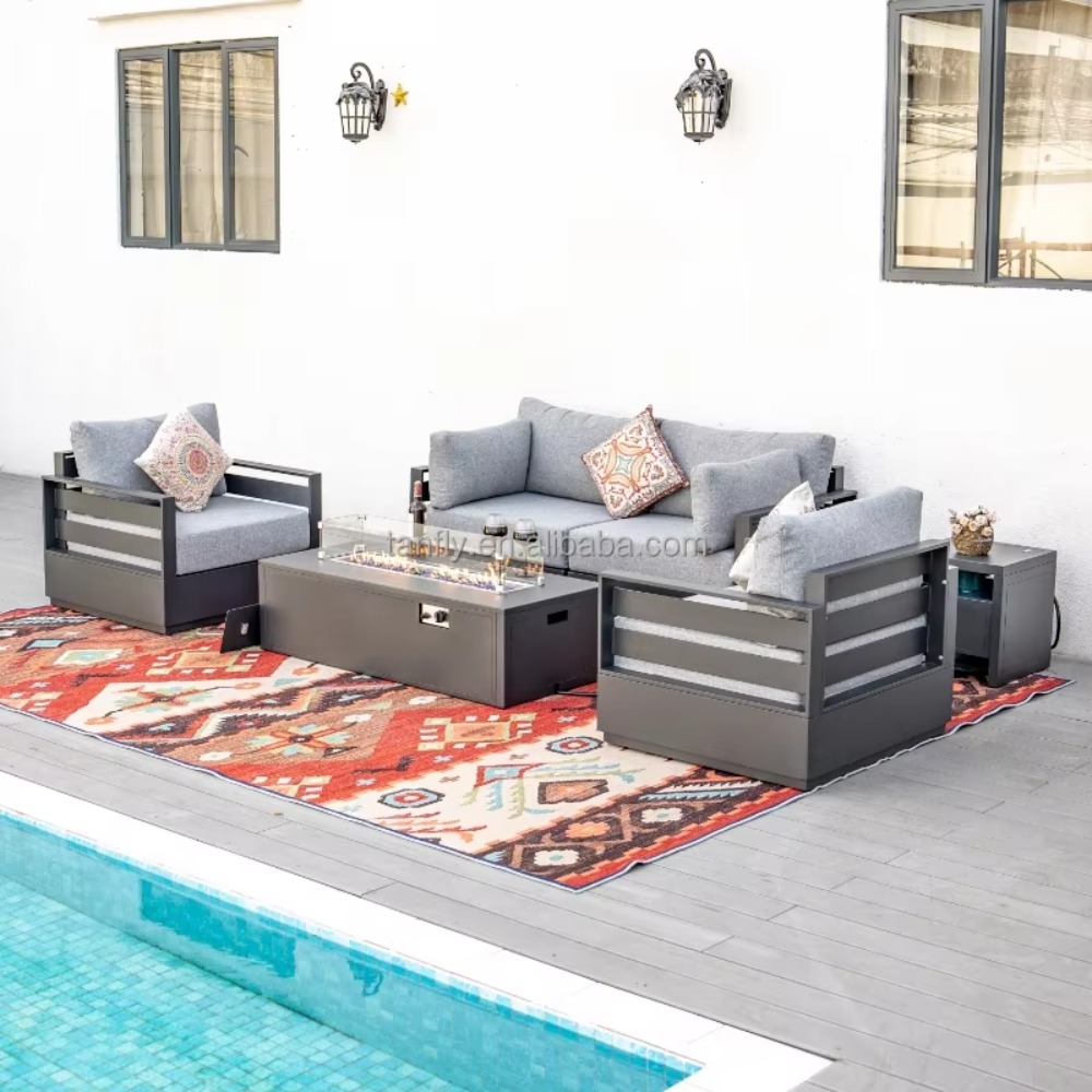 Villa Hotel Outdoor Furniture  - Outdoor Furniture Fire Pit Set review and price
