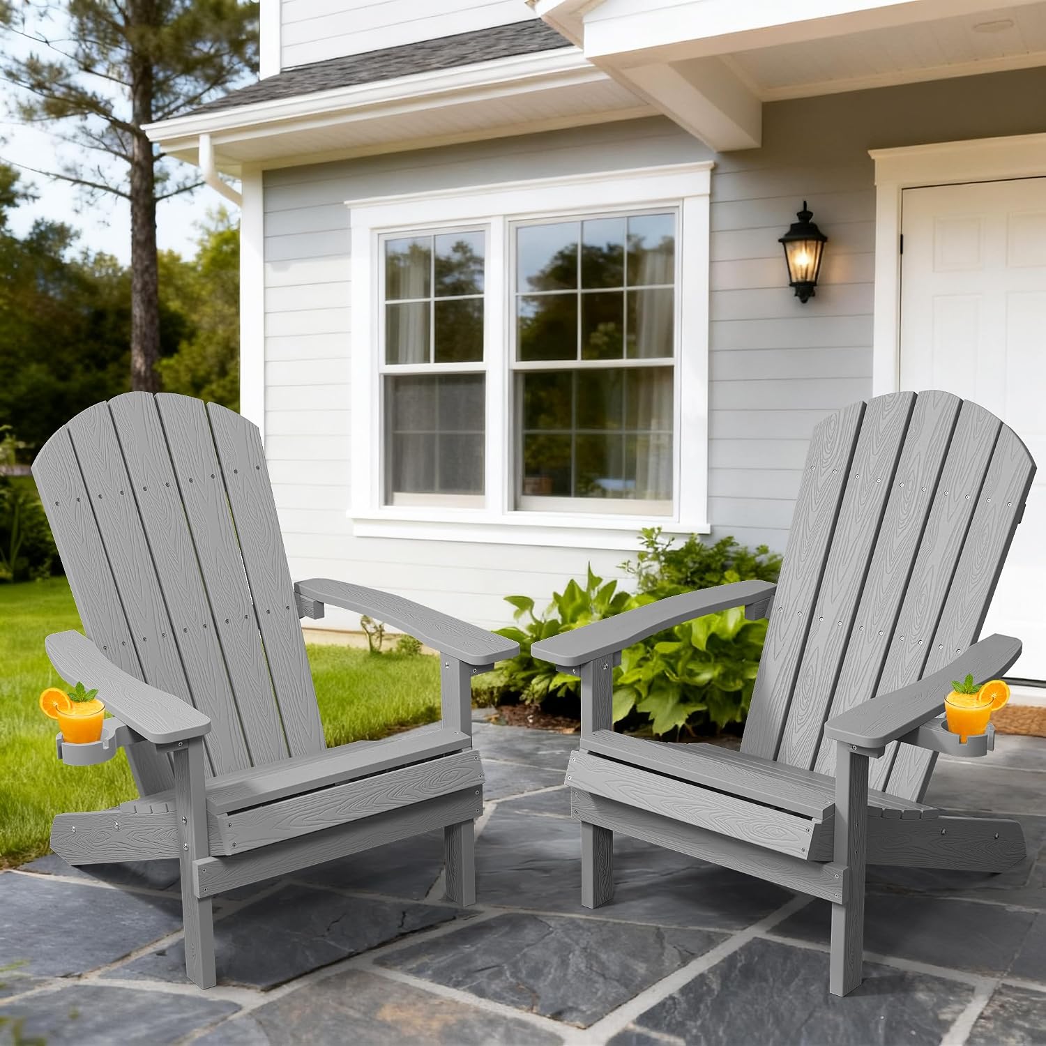 Weather Resistant Adirondack C - Outdoor Furniture Fire Pit Set review and price
