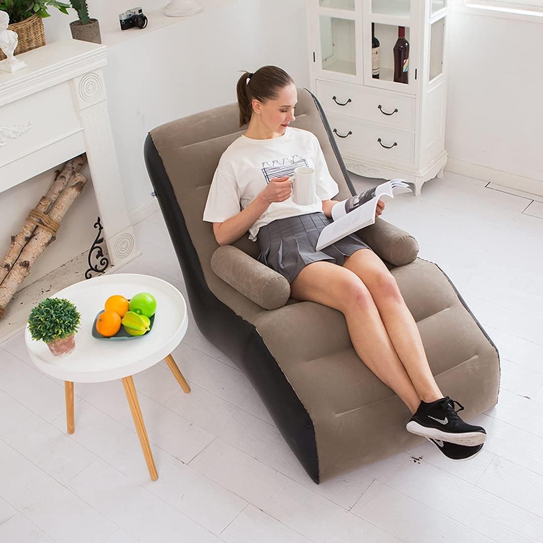 Folding Lazy Sofa,Inflatable L - Outdoor Furniture Hay review and price