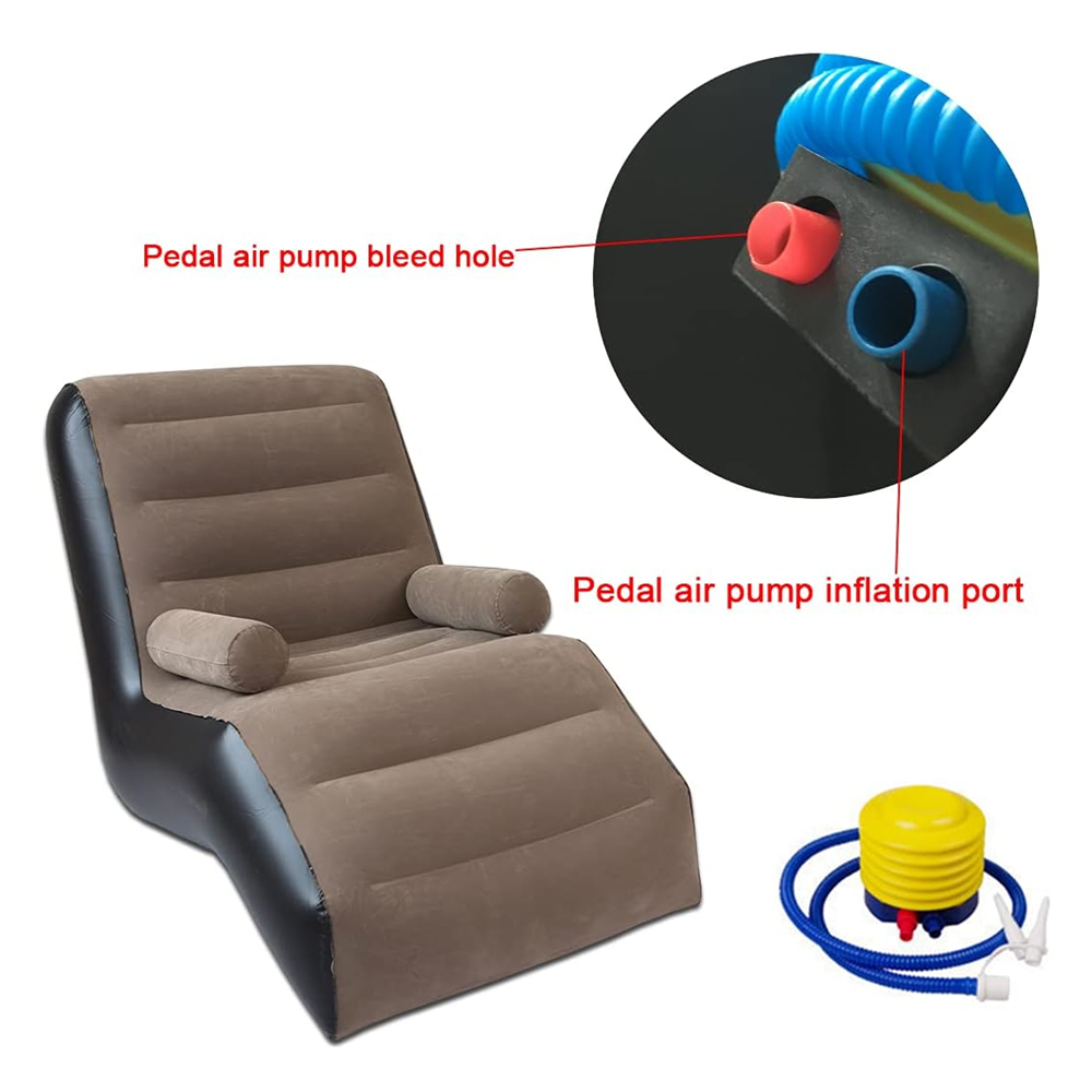 Folding Lazy Sofa,Inflatable L - Outdoor Furniture Hay review and price