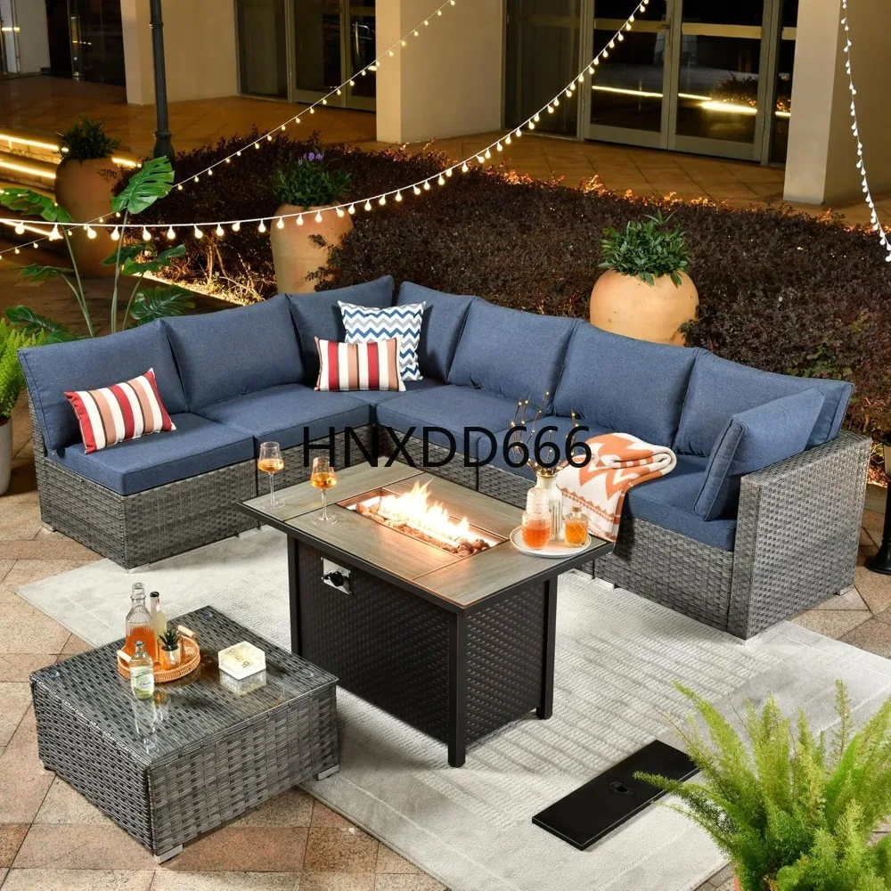Outdoor 8 Piece Patio Furnitur - Outdoor Furniture Fire Pit Set review and price