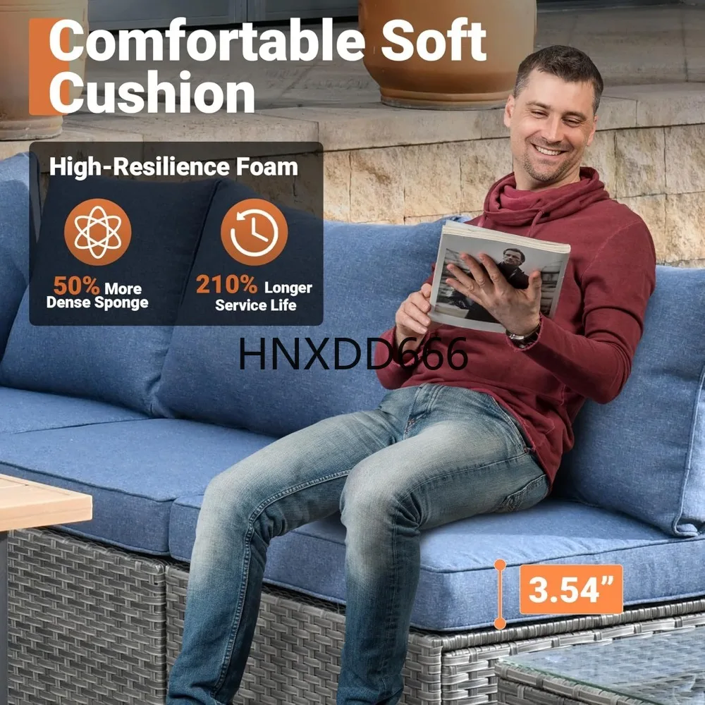 Outdoor 8 Piece Patio Furnitur - Outdoor Furniture Fire Pit Set review and price